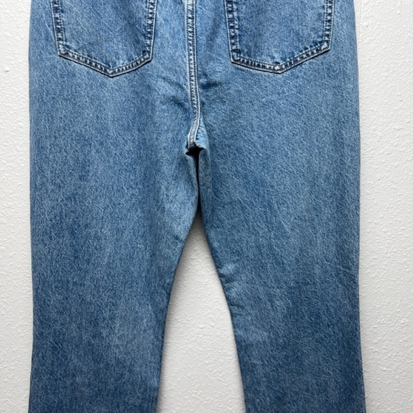 ASOS High Rise Distressed Medium Wash 5-Pocket Cotton Denim Jeans Womens 28/32 - Picture 8 of 12